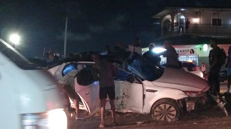 Libreville / Grave accident à Plein Ciel&nbsp;: un blessé grave et deux femmes en état de choc