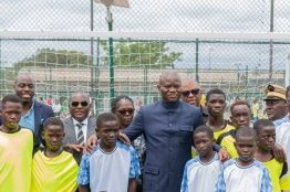 Tchibanga : des plateaux sportifs connectés pour la jeunesse