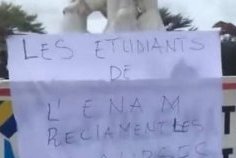 ENAM&nbsp;: les étudiants en colère réclament le paiement de leurs bourses